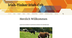 Desktop Screenshot of irish-tinker-cob.at